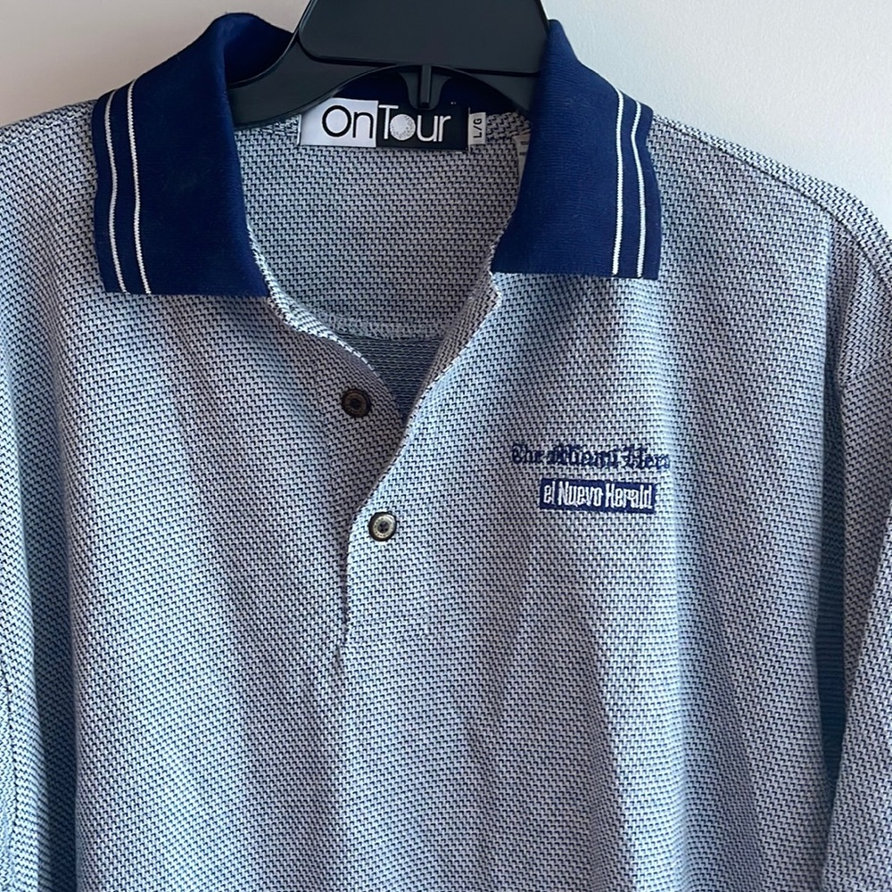 Miami Herald/El Nuevo Herald On Tour golf shirt.